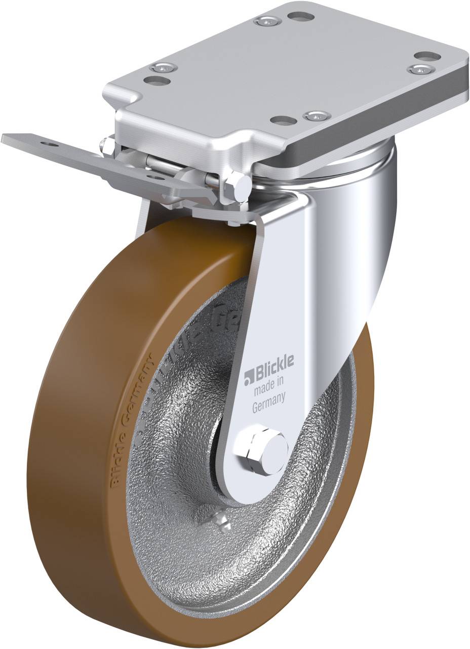 Blickle 744446 LH-GB 200K-IS Lenkrolle mit Feststeller Rad-Durchmesser: 200mm Tragfähigkeit (max.): 900kg 1St.