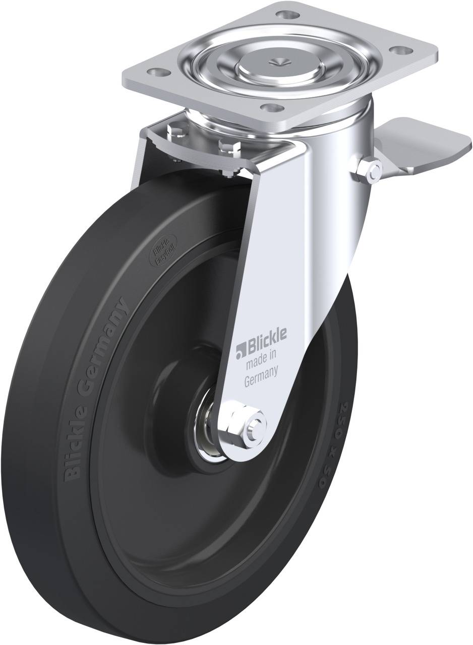 Blickle 51037 LH-POEV 250K-ST Lenkrolle mit Feststeller Rad-Durchmesser: 250mm Tragfähigkeit (max.): 600kg 1St.