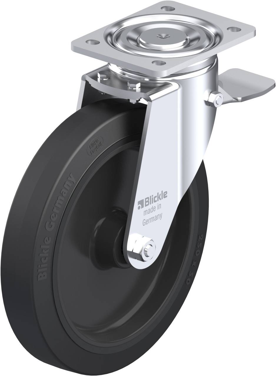 Blickle 51029 LH-POEV 250R-ST Lenkrolle mit Feststeller Rad-Durchmesser: 250mm Tragfähigkeit (max.): 600kg 1St.