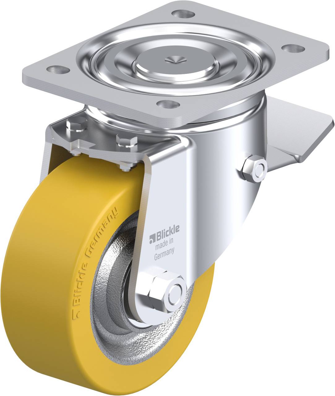 Blickle 51581 LH-SETH 125K-ST Lenkrolle mit Feststeller Rad-Durchmesser: 125mm Tragfähigkeit (max.): 500kg 1St.