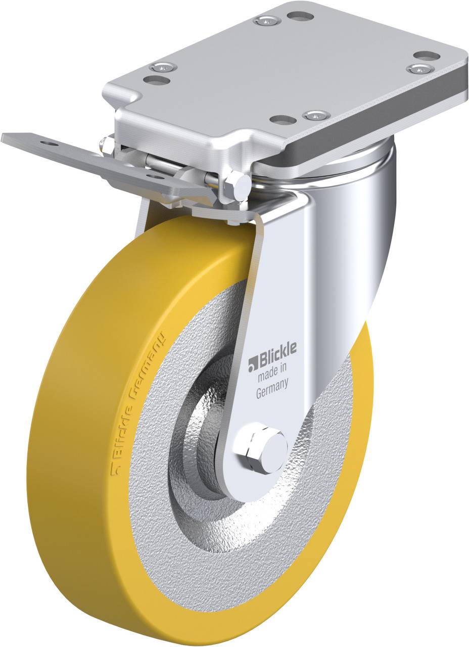 Blickle 674325 LH-SETH 200K-IS Lenkrolle mit Feststeller Rad-Durchmesser: 200mm Tragfähigkeit (max.): 900kg 1St.