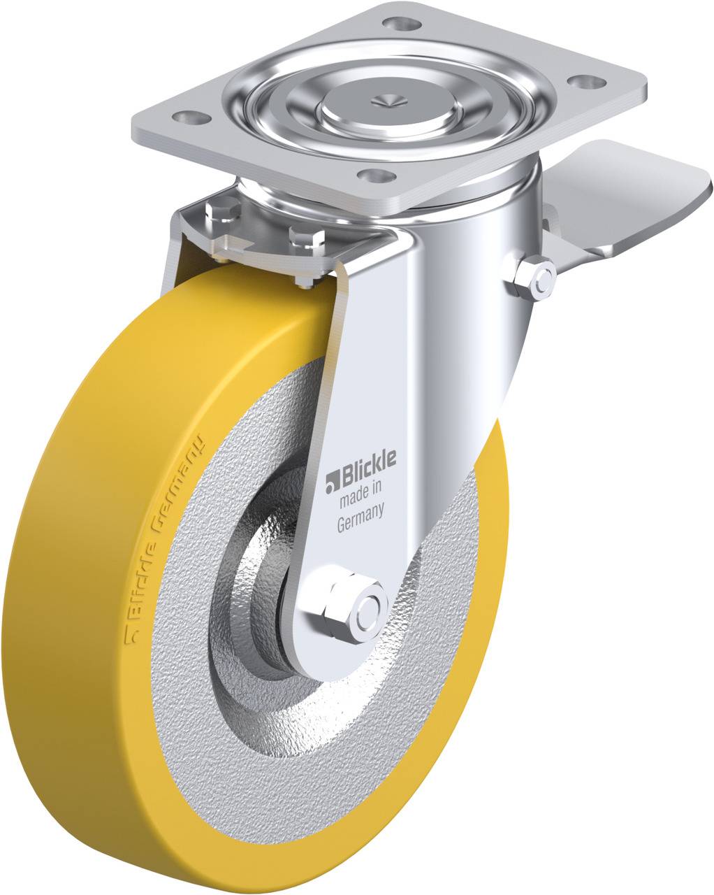 Blickle 51607 LH-SETH 200K-ST Lenkrolle mit Feststeller Rad-Durchmesser: 200mm Tragfähigkeit (max.): 900kg 1St.