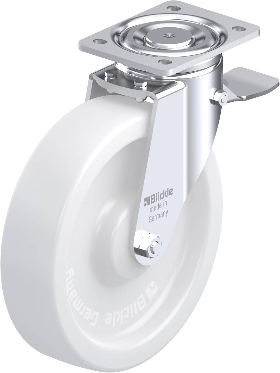 Blickle 80770 LH-SPO 250G-ST Lenkrolle mit Feststeller Rad-Durchmesser: 250mm Tragfähigkeit (max.): 900kg 1St.