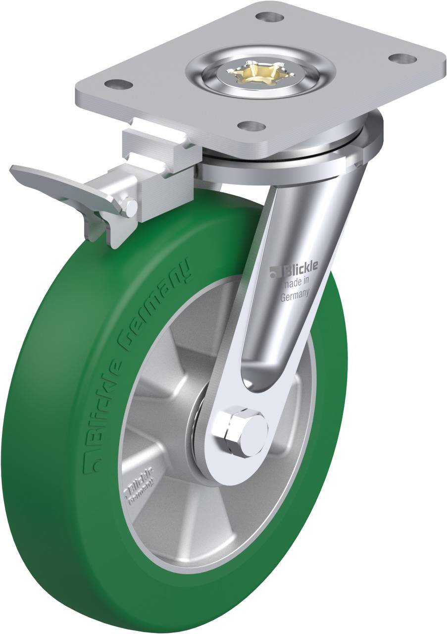 Blickle 742972 LO-ALST 200K-RI4 Lenkrolle mit Feststeller Rad-Durchmesser: 200mm Tragfähigkeit (max.): 750kg 1St.