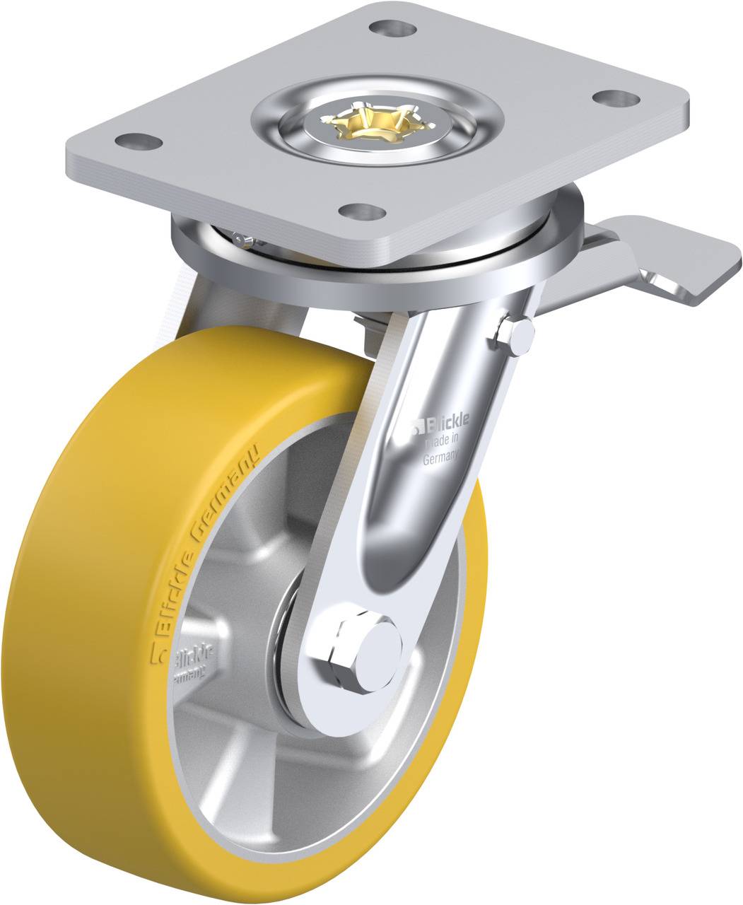 Blickle 562868 LO-ALTH 150K-ST Lenkrolle mit Feststeller Rad-Durchmesser: 150mm Tragfähigkeit (max.): 650kg 1St.