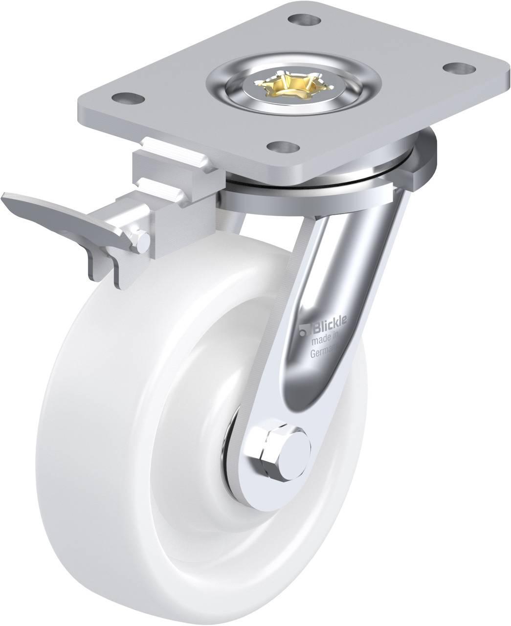 Blickle 319269 LO-SPO 150K-RI4 Lenkrolle mit Feststeller Rad-Durchmesser: 150mm Tragfähigkeit (max.): 800kg 1St.