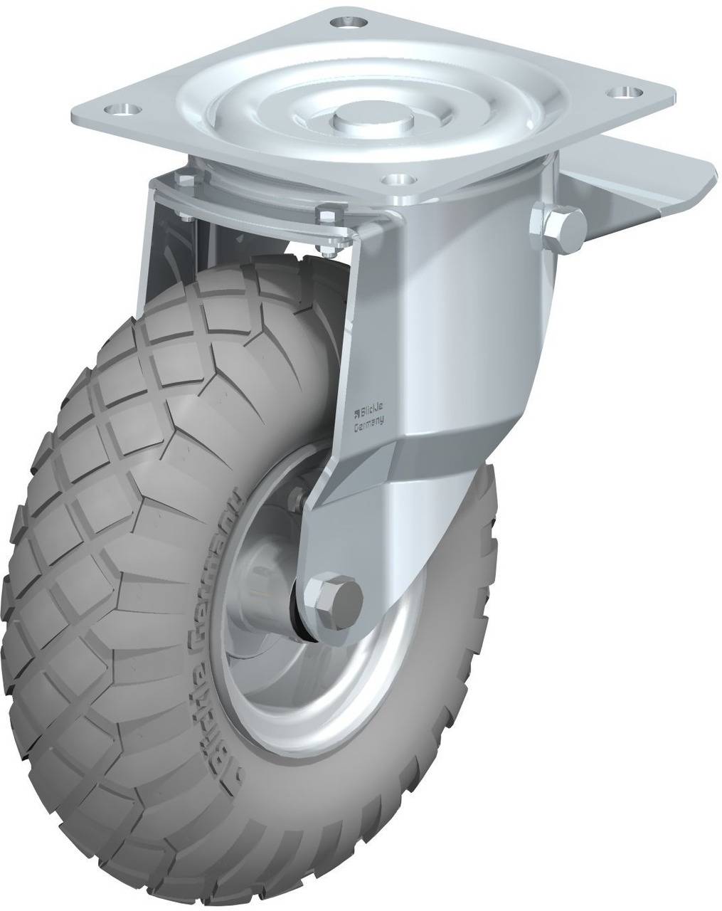 Blickle 416099 L-P 267R-ST-SG Lenkrolle mit Feststeller Rad-Durchmesser: 260mm Tragfähigkeit (max.): 250kg 1St.