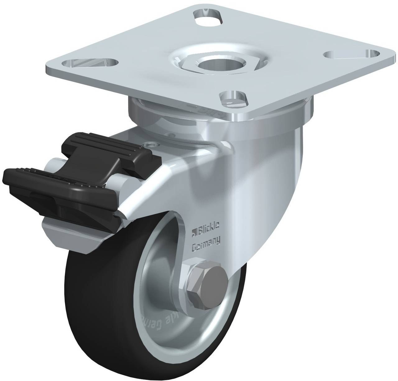 Blickle 757086 LPA-PATH 50G-FI Lenkrolle mit Feststeller Rad-Durchmesser: 50mm Tragfähigkeit (max.): 75kg 1St.