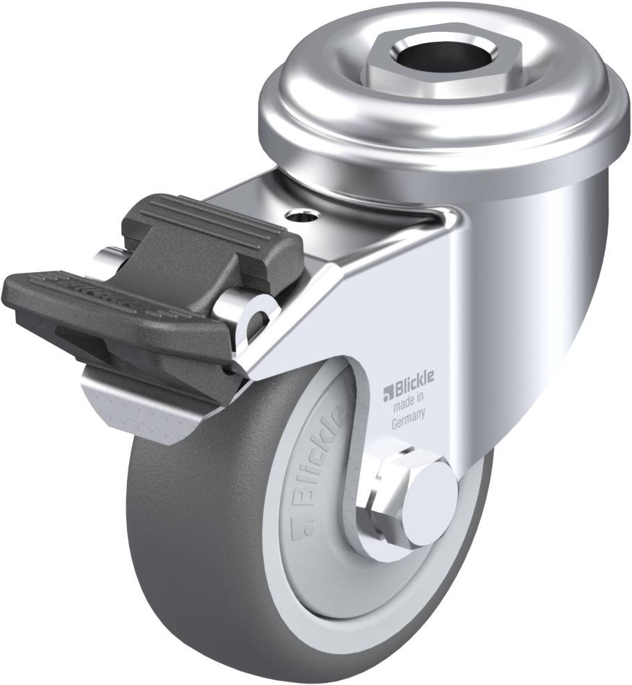 Blickle 757093 LRA-PATH 50KF-FI Lenkrolle mit Feststeller Rad-Durchmesser: 50mm Tragfähigkeit (max.): 75kg 1St.