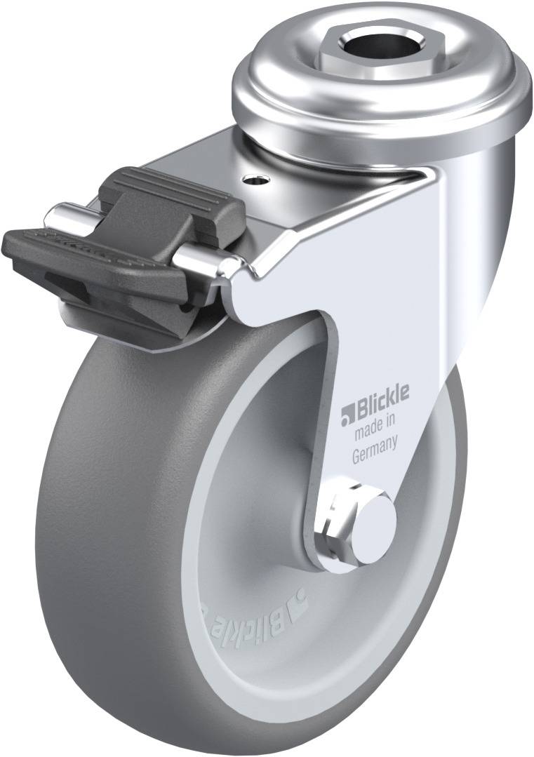 Blickle 365510 LRA-TPA 75G-FI Lenkrolle mit Feststeller Rad-Durchmesser: 75mm Tragfähigkeit (max.): 75kg 1St.