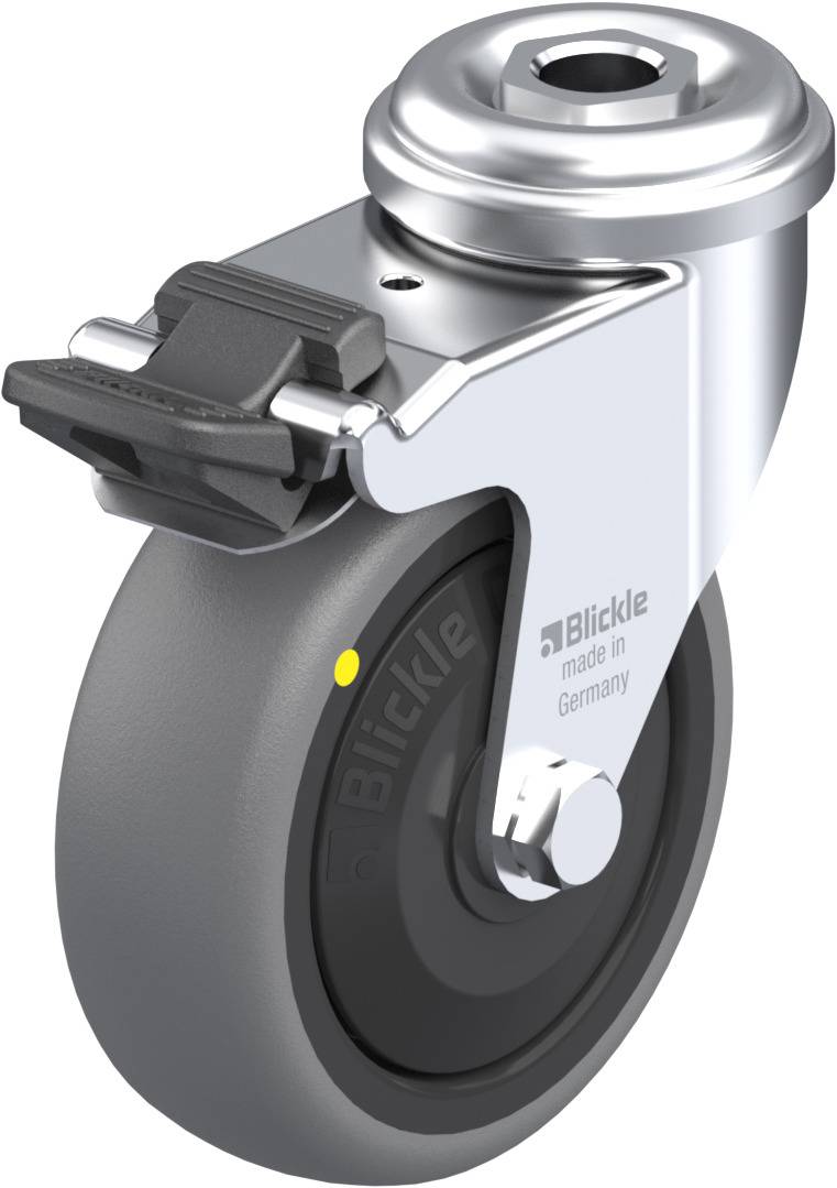 Blickle 617647 LRA-TPA 75KF-FI-ELS Lenkrolle mit Feststeller Rad-Durchmesser: 75mm Tragfähigkeit (max.): 50kg 1St.