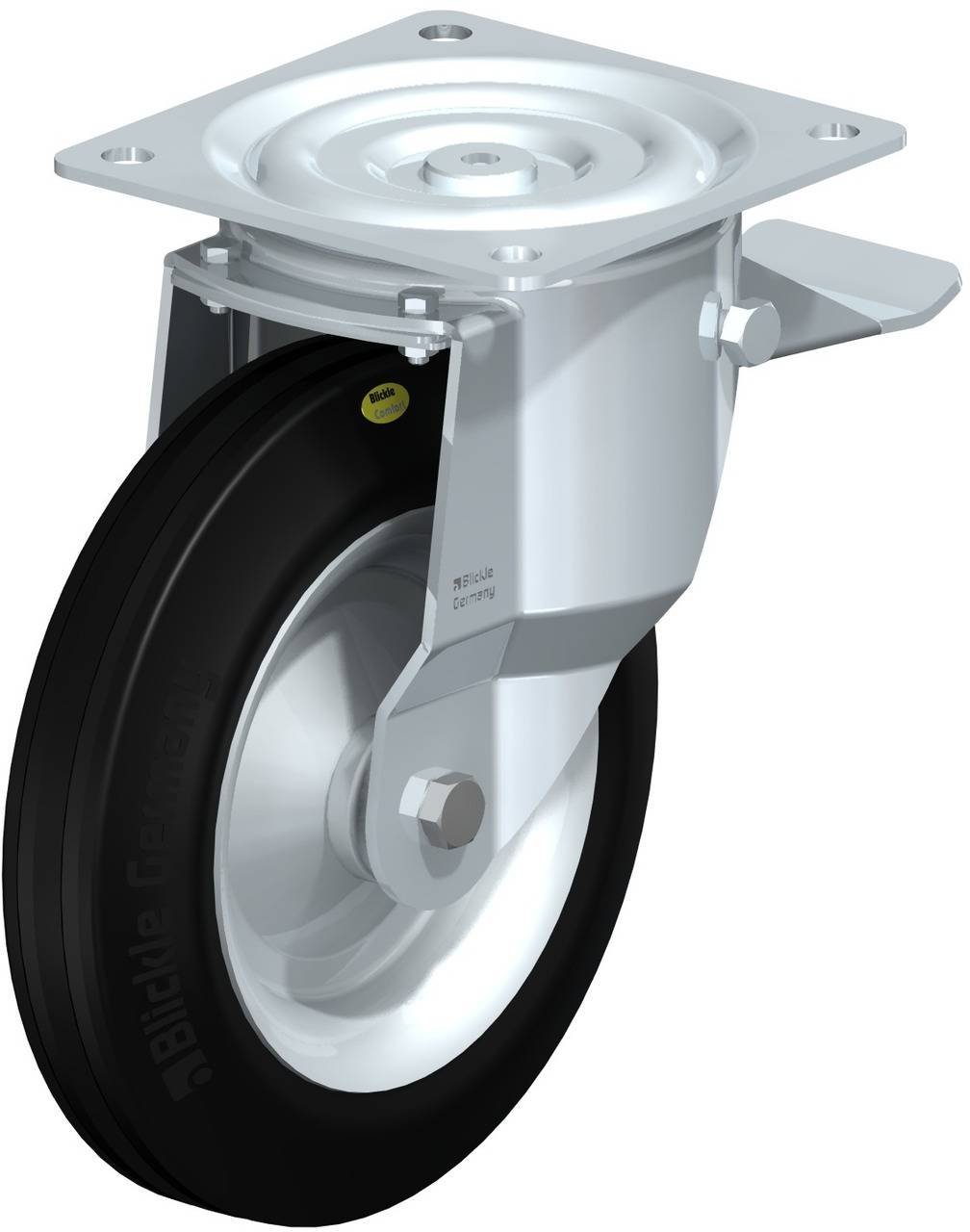 Blickle 50633 L-RD 252R-ST Lenkrolle mit Feststeller Rad-Durchmesser: 250mm Tragfähigkeit (max.): 450kg 1St.