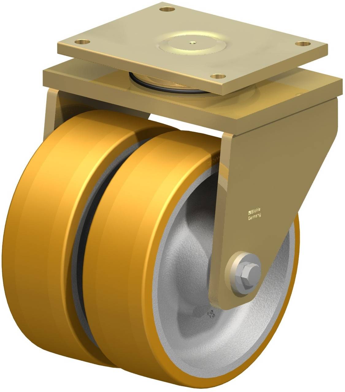 Blickle 486969 LSD-GTH 304K Doppel-Lenkrolle Rad-Durchmesser: 300mm Tragfähigkeit (max.): 5400kg 1St.