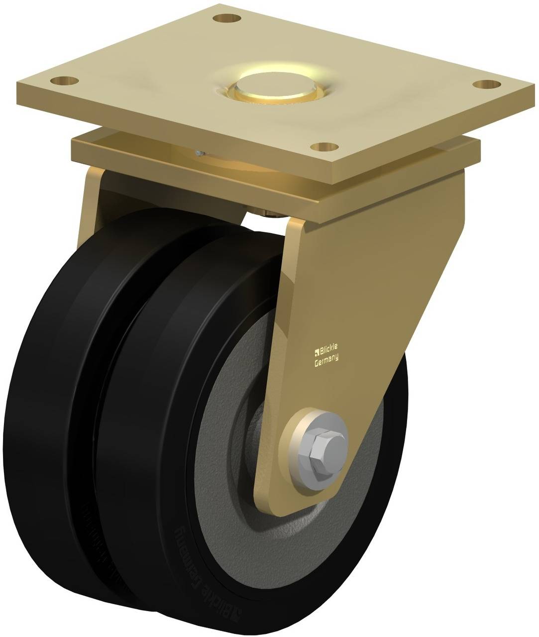 Blickle 35568 LSD-SE 250K Doppel-Lenkrolle Rad-Durchmesser: 250mm Tragfähigkeit (max.): 1700kg 1St.