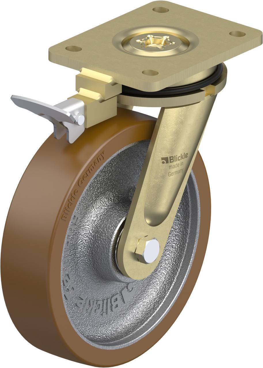 Blickle 744125 LS-GB 200K-RI4 Lenkrolle mit Feststeller Rad-Durchmesser: 200mm Tragfähigkeit (max.): 1000kg 1St.