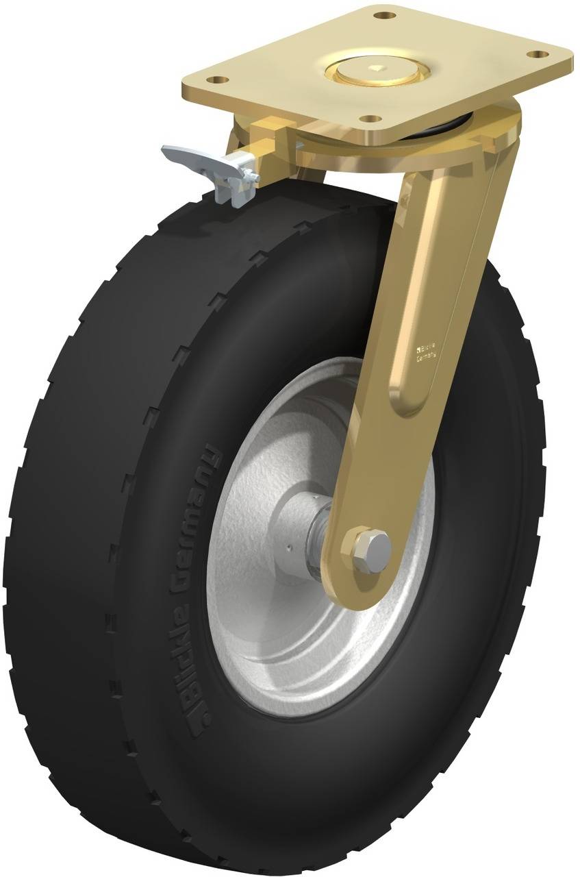 Blickle 852129 LS-P 420K-RI4 Lenkrolle mit Feststeller Rad-Durchmesser: 415mm Tragfähigkeit (max.): 525kg 1St.