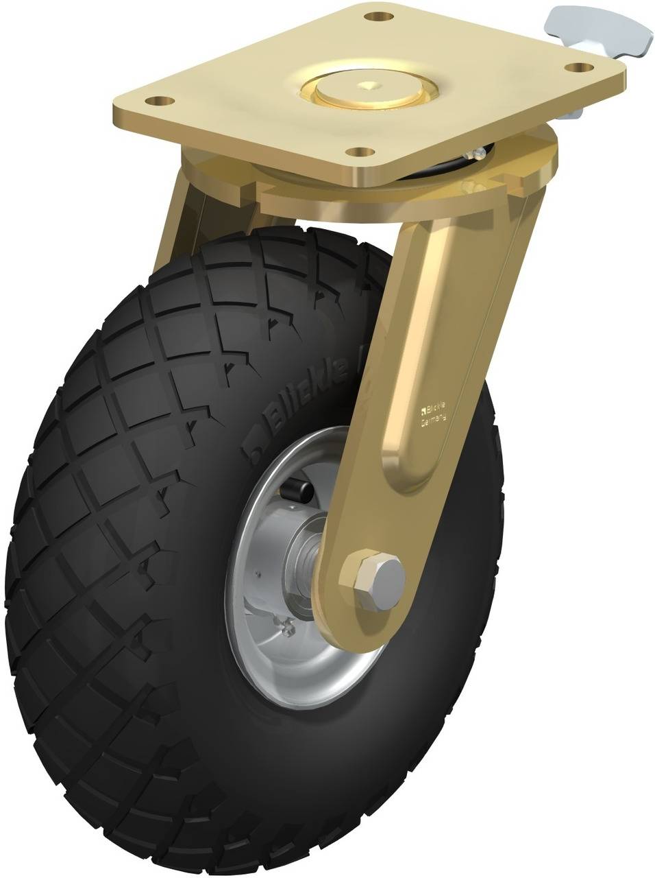 Blickle 740196 LS-PS 315K-RI4 Lenkrolle mit Feststeller Rad-Durchmesser: 305mm Tragfähigkeit (max.): 550kg 1St.