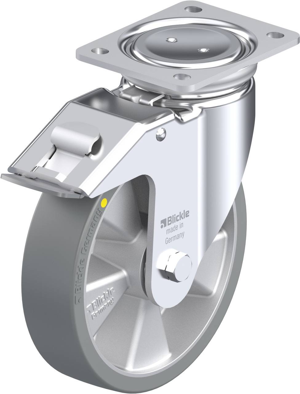 Blickle 852505 LUH-ALTH 200K-FI-AS Lenkrolle mit Feststeller Rad-Durchmesser: 200mm Tragfähigkeit (max.): 800kg 1St.