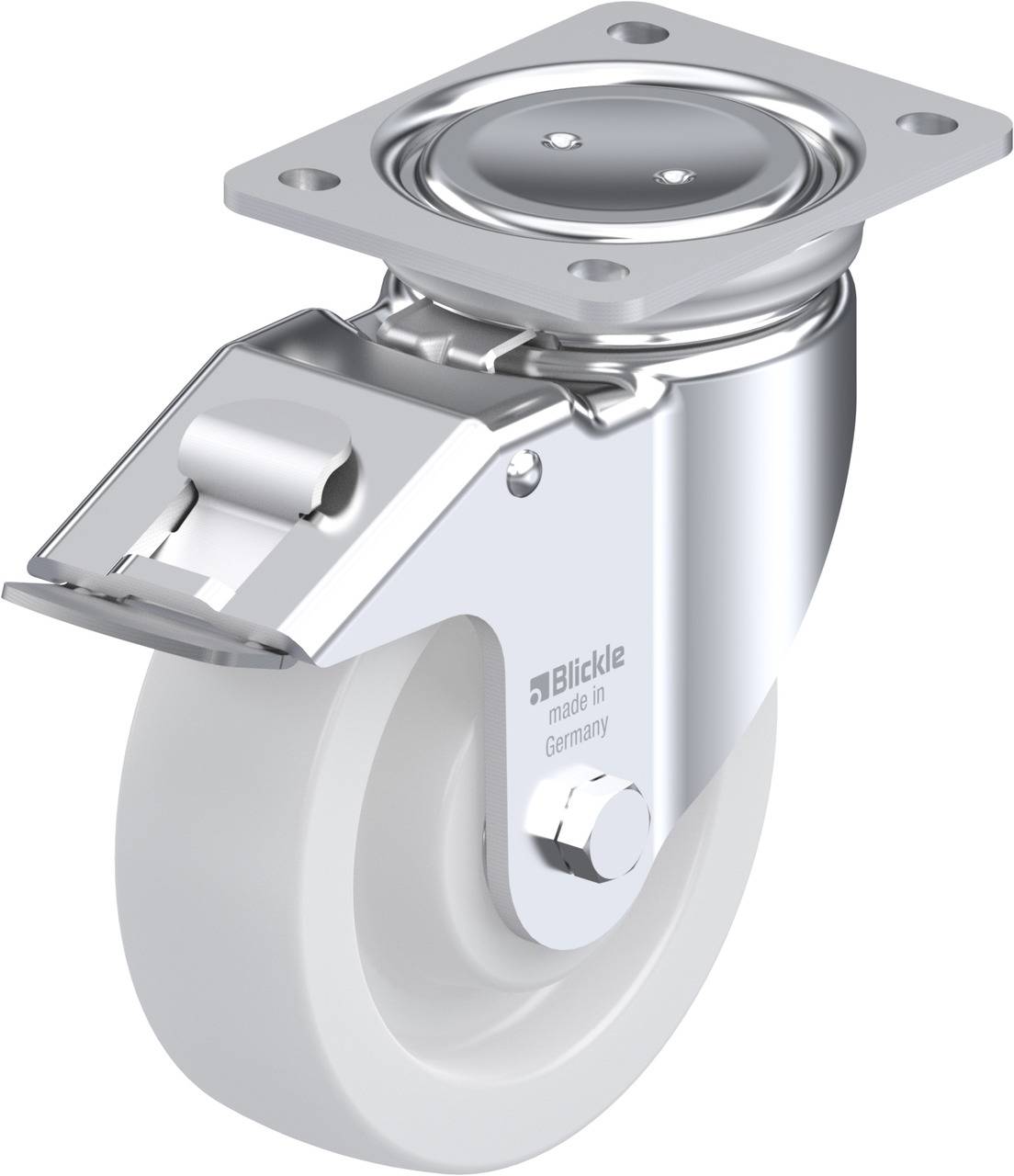 Blickle 755142 LU-SPO 160K-FI Lenkrolle mit Feststeller Rad-Durchmesser: 160mm Tragfähigkeit (max.): 850kg 1St.