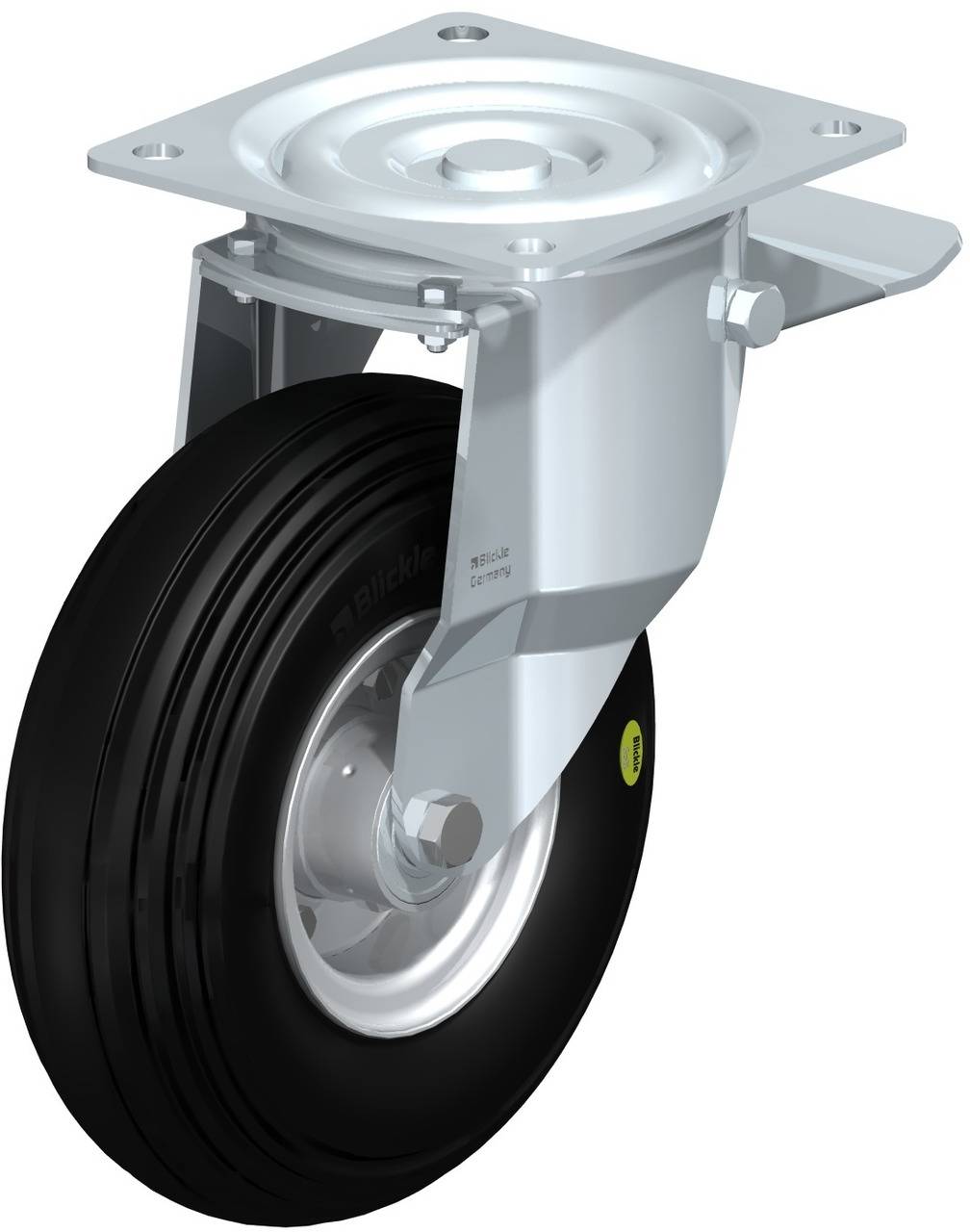 Blickle 656967 L-VW 260K-ST Lenkrolle mit Feststeller Rad-Durchmesser: 260mm Tragfähigkeit (max.): 200kg 1St.