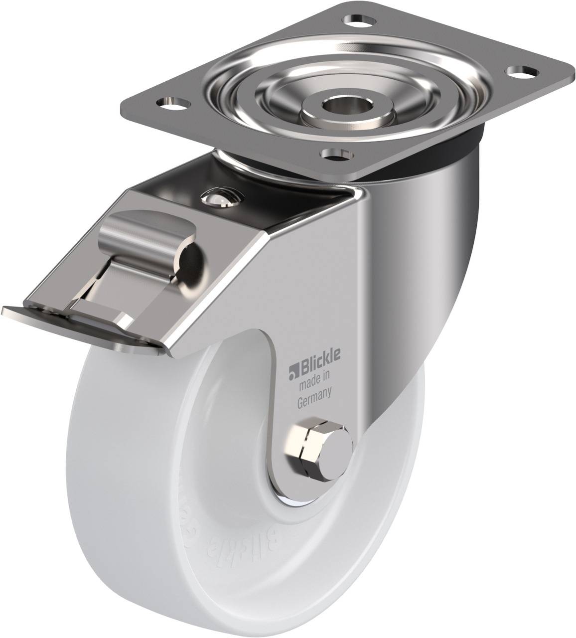 Blickle 266908 LX-PO 150XK-FI Lenkrolle mit Feststeller Rad-Durchmesser: 150mm Tragfähigkeit (max.): 400kg 1St.