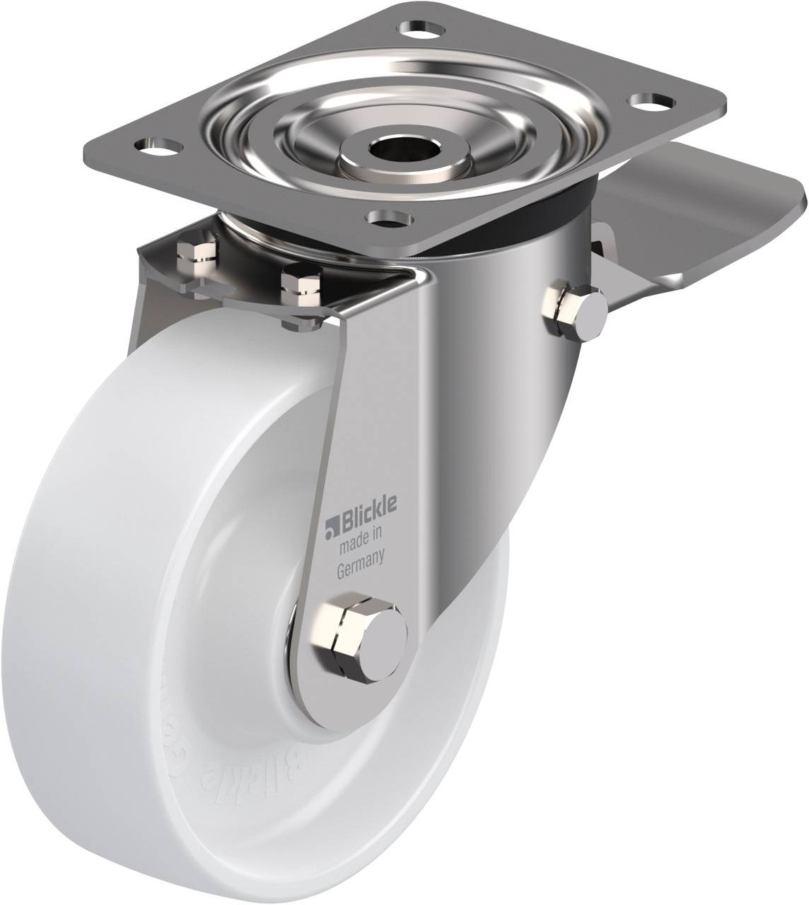 Blickle 853717 LX-PO 150XK-ST Lenkrolle mit Feststeller Rad-Durchmesser: 150mm Tragfähigkeit (max.): 400kg 1St.