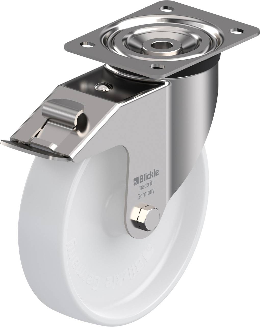 Blickle 9738 LX-PO 200G-FI Lenkrolle mit Feststeller Rad-Durchmesser: 200mm Tragfähigkeit (max.): 400kg 1St.