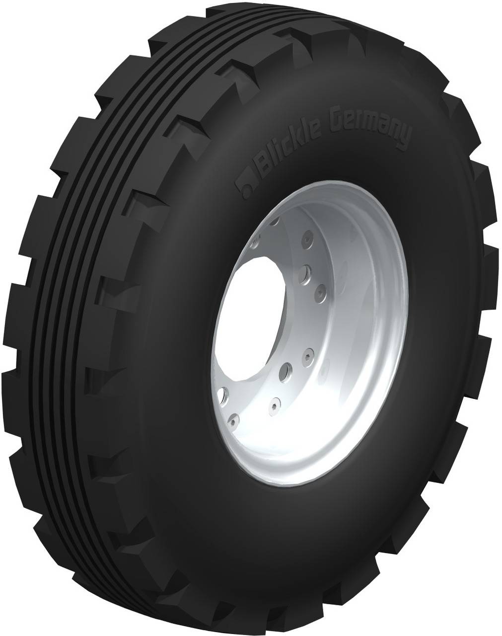 Blickle 237164 PA 536/5 Anflanschrad Rad-Durchmesser: 536mm Tragfähigkeit (max.): 1300kg 1St.