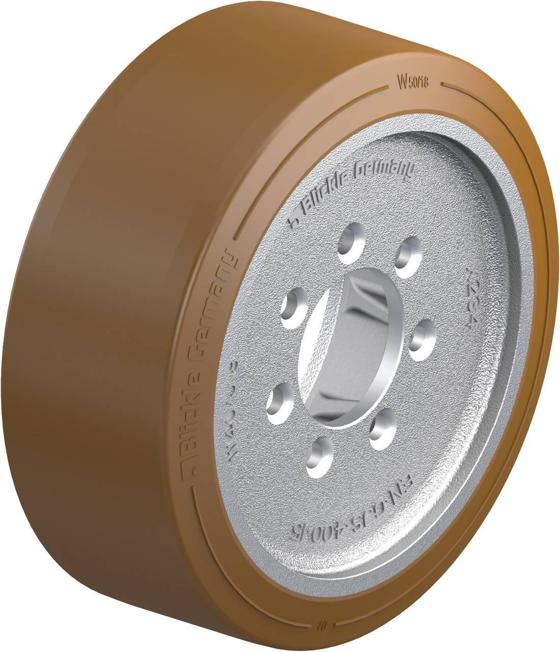 Blickle 746722 RB 343x135/90-7 Staplerrad Rad-Durchmesser: 343mm 1St.