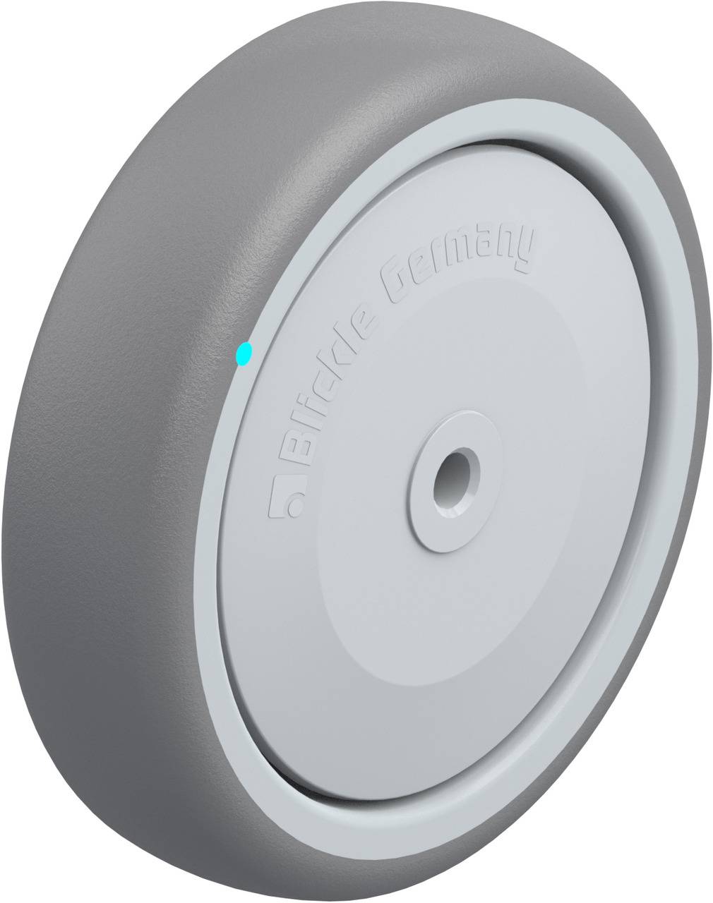 Graues Rad mit Aufschrift 'Rädl Geemy' auf der Felge.