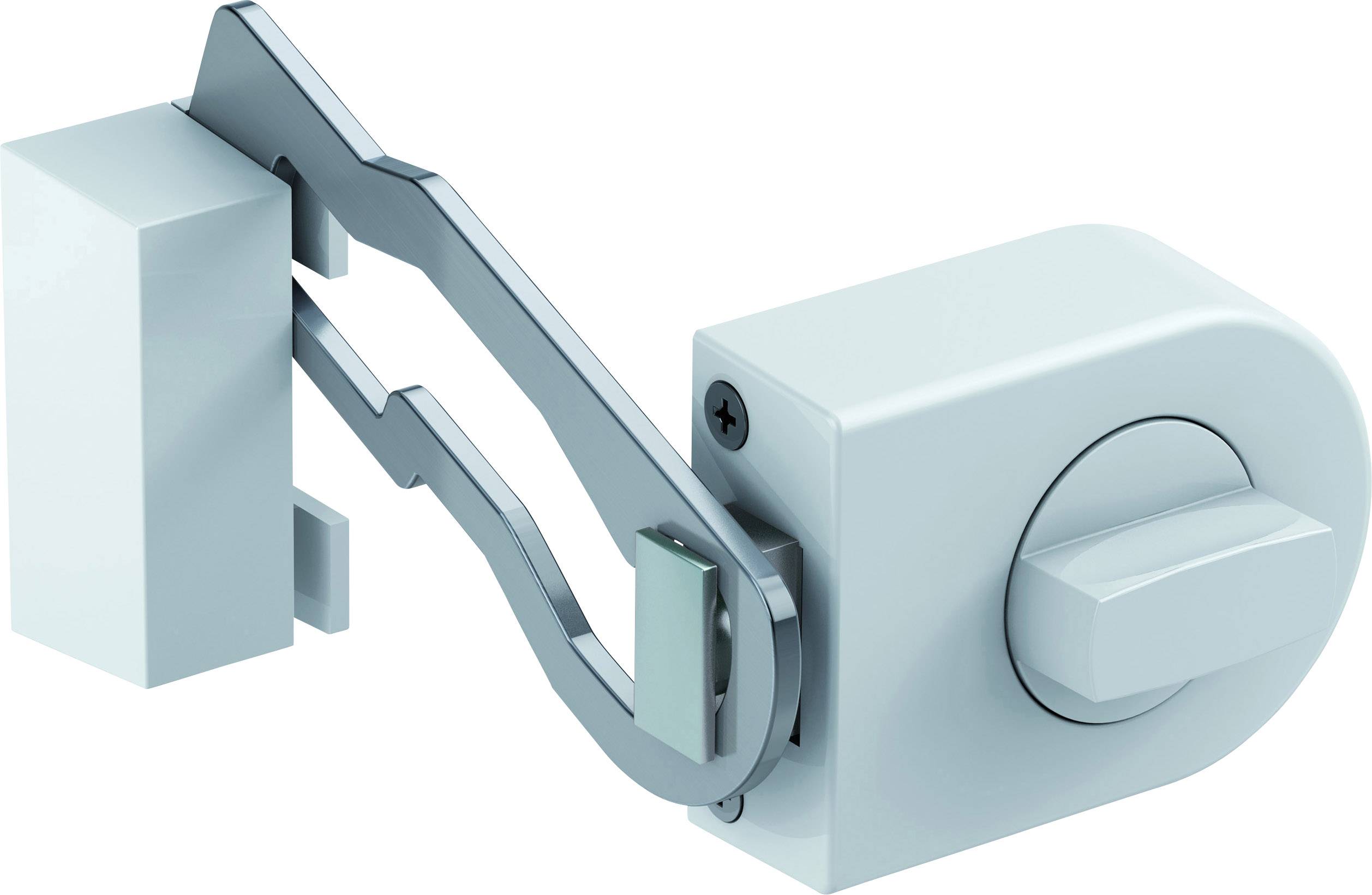 Olympia 7048 Kastenzusatzschloss mit Sperrbügel Weiß