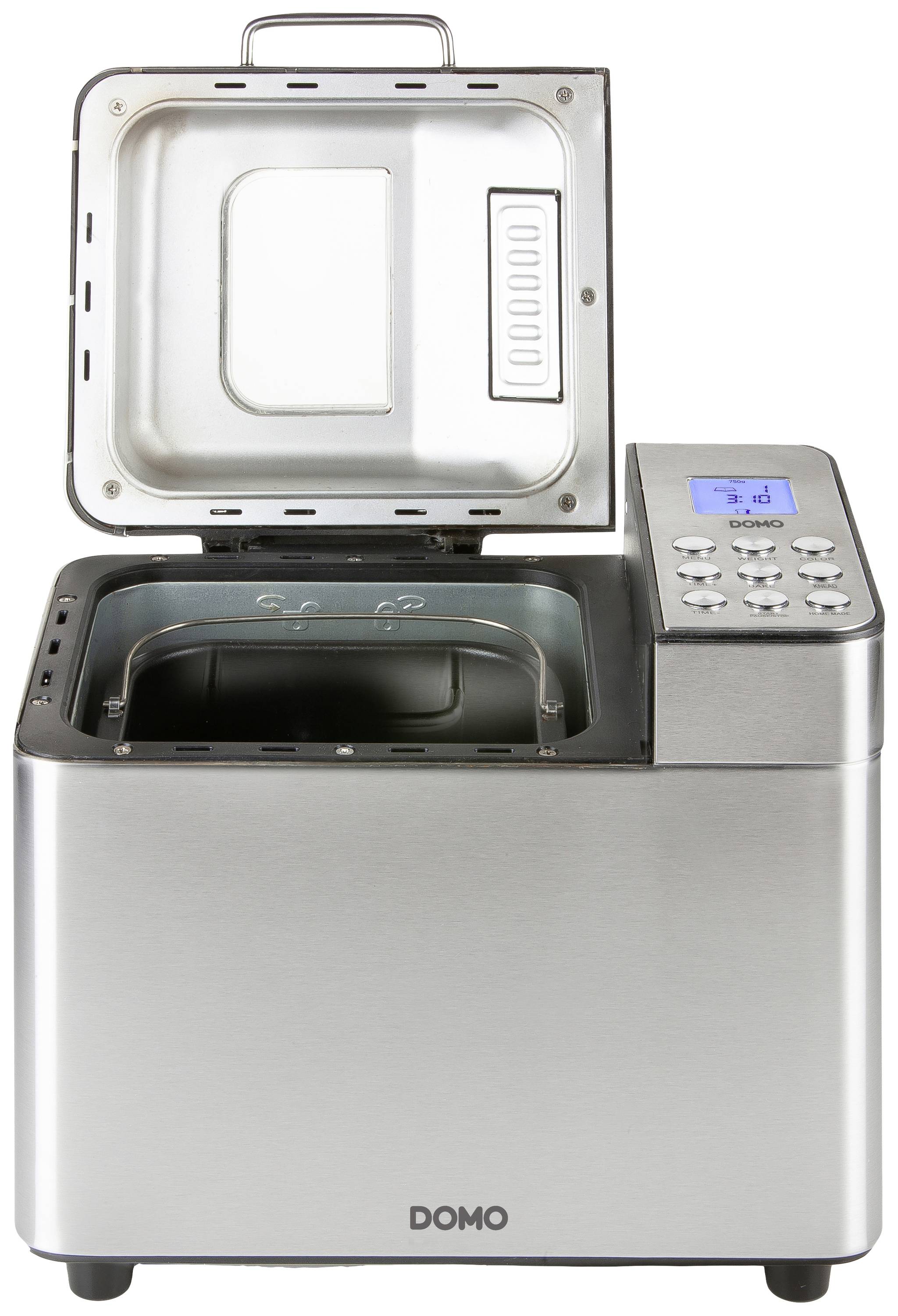 DOMO B3971 Brotbackautomat 1kg Schwarz, Silber (matt)