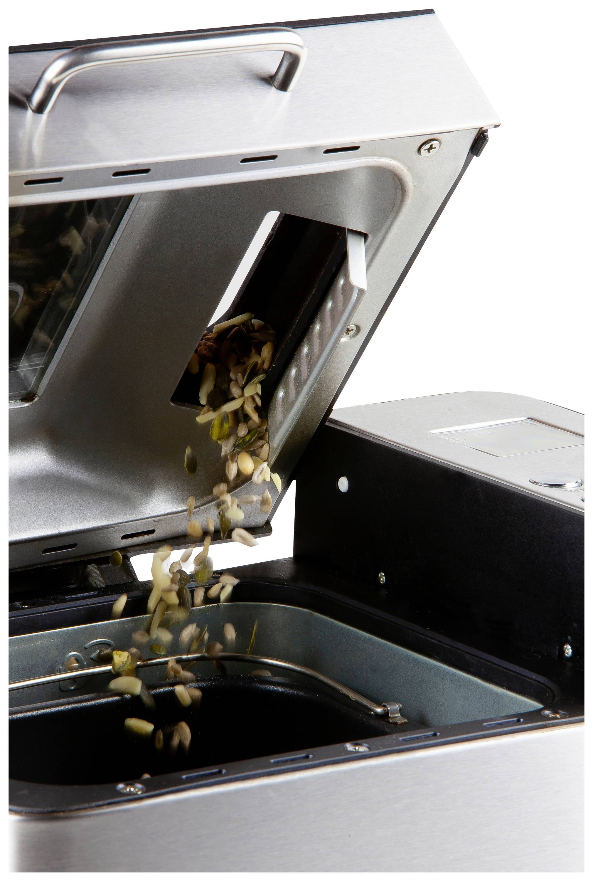 DOMO B3971 Brotbackautomat 1kg Schwarz, Silber (matt)