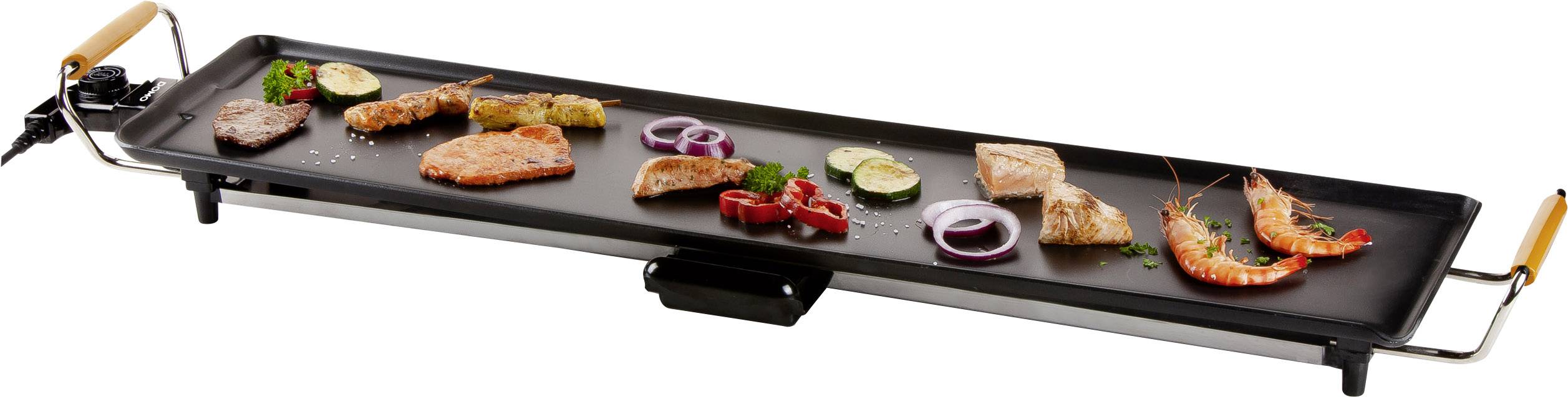DOMO DO8306TP Elektro Teppan Yaki Tischgrill Schwarz