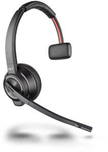 Plantronics W8210 USB monaural On Ear Headset Bluetooth®, DECT Mono Schwarz Noise Cancelling Mikrofon-Stummschaltung Telefon