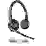 Plantronics Savi W8220-M USB binaural ANC Telefon On Ear Headset Bluetooth®, DECT Stereo Schwarz Noise Cancelling