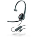Plantronics Blackwire C3210 monaural USB Telefon On Ear Headset kabelgebunden Mono Schwarz Mikrofon