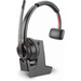 Plantronics Savi W8210-M USB monaural Telefon On Ear Headset Bluetooth®, DECT Mono Schwarz Noise Cancelling