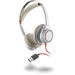 Plantronics Blackwire C7225 binaural USB ANC Telefon On Ear Headset kabelgebunden Stereo Weiß Noise Cancelling