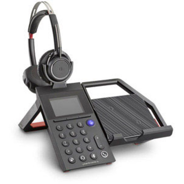 Plantronics Poly ELARA 60 Telefon On Ear Headset Bluetooth® Schwarz Mikrofon-Stummschaltung