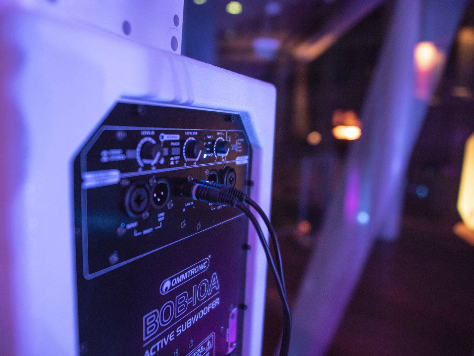 Omnitronic BOB Basic Set 2.1 Aktives PA-Lautsprecher-Set Bluetooth