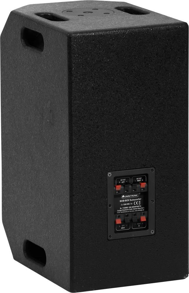 Omnitronic BOB-82X Passiver PA Subwoofer 20.32 cm 8 Zoll 300 W 1 St.