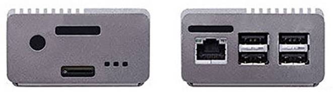 Asus Tinker Aluminum Fanless Case SBC-Gehäuse Passend für (Entwicklungskits): ASUS Tinker Board inkl. passiven Kühler Aluminium