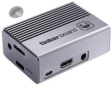 Asus Tinker Aluminum Fanless Case SBC-Gehäuse Passend für (Entwicklungskits): ASUS Tinker Board inkl. passiven Kühler Aluminium