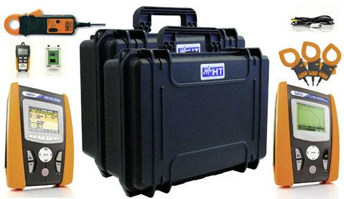 HT Instruments PV SERVICE-PACK W2 Installationstester, VDE-Prüfgerät kalibriert (ISO) VDE-Norm 0126