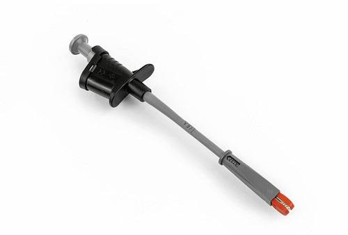 HT Instruments 6007-IECN Bananenstecker Bananenbuchse, Buchse 4 mm, Steckanschluss 4 mm, Krokodilklemme CAT III 1000V Schwarz 1St.