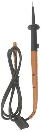 Lötstift mit orange-schwarzem Griff und Kabel, geeignet zum manuellen Löten elektronischer Komponenten.