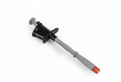 HT Instruments 6009-IECN Bananenstecker Bananenbuchse, Buchse 4 mm, Steckanschluss 4 mm, Krokodilklemme CAT III 1000V Schwarz 1St.