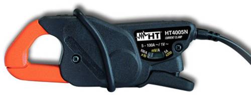 HT Instruments 1005550 HT4005N Stromzangenadapter Mini-Stromwandler 0,005A - 100A AC, mit 2 Messbere