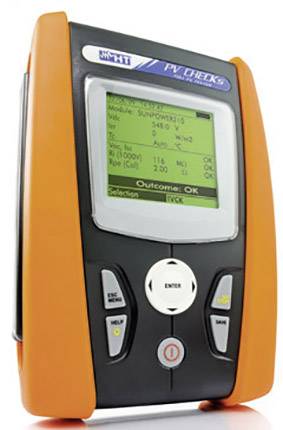 HT Instruments PV CHECKs Basic Installationstester, VDE-Prüfgerät kalibriert (ISO) VDE-Norm 0126